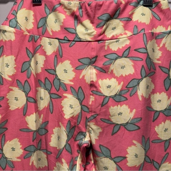 Set of 2 NEW LulaRoe OS Soft Leggings One Size 2-10 Small-Large Orange Pink - Picture 7 of 16